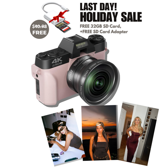 Viral Retro & Wide angle 4K Digital Camera