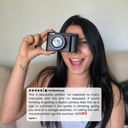 Snapaura® MaxShot – Retro 4K Digital Camera