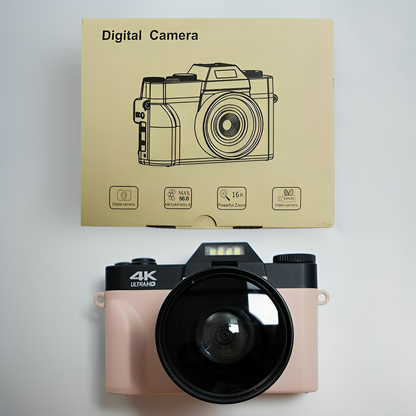 Viral Retro & Wide angle 4K Digital Camera